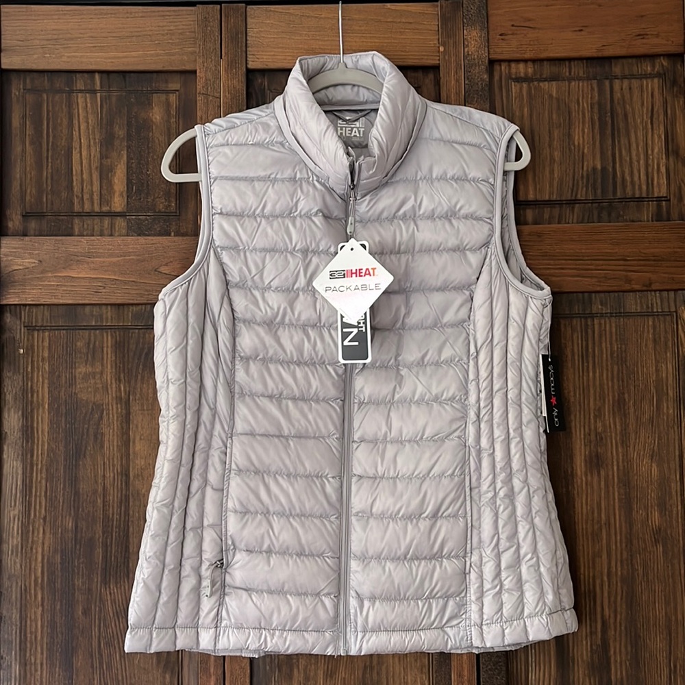 32 Degrees Puffer Vest and Detachable Hood - NWT